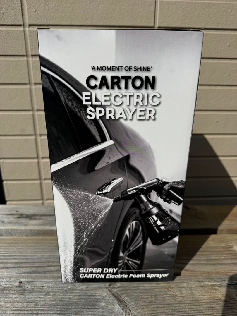 CARTON SUPER DRY FOAM電動噴霧器油膜除去用ポリッシャーセット - メルカリ