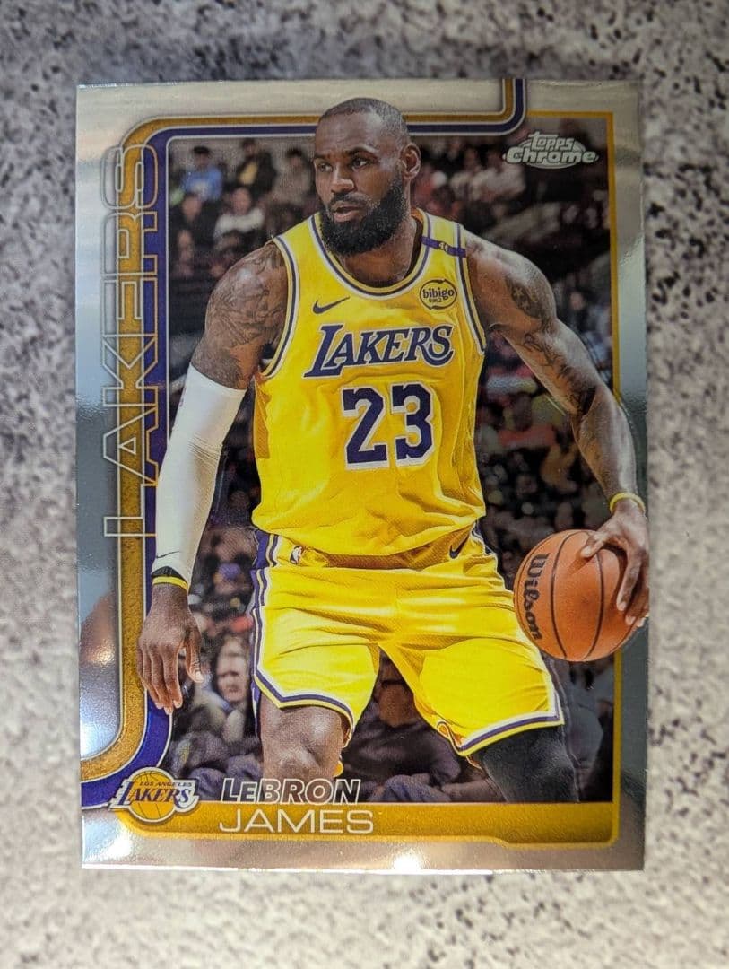 Topps Chrome レブロン・ジェームズ #127 レイカーズ - メルカリ