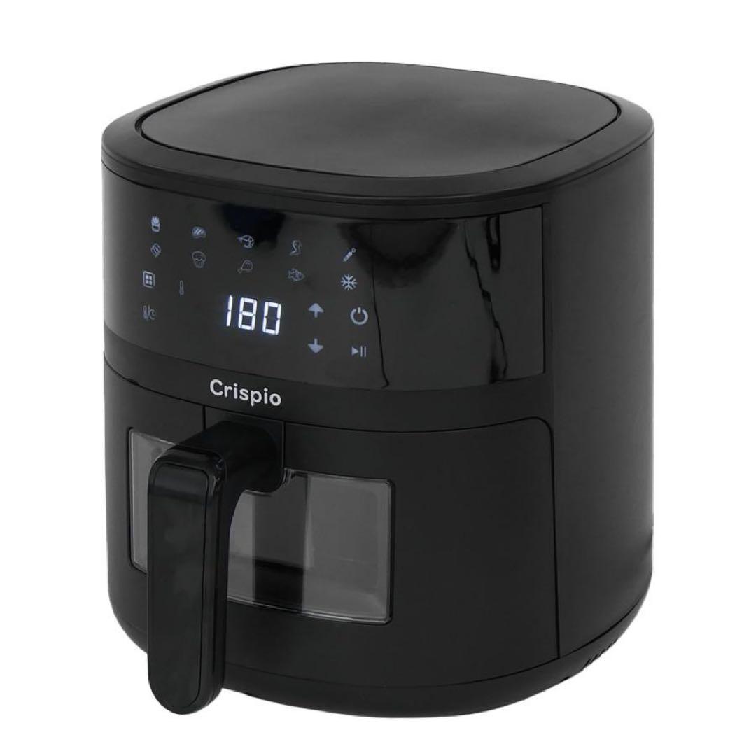 【新品】ノンフライヤー 4.5L 大容量 レシピ本付 電気フライヤー 紙トレー付