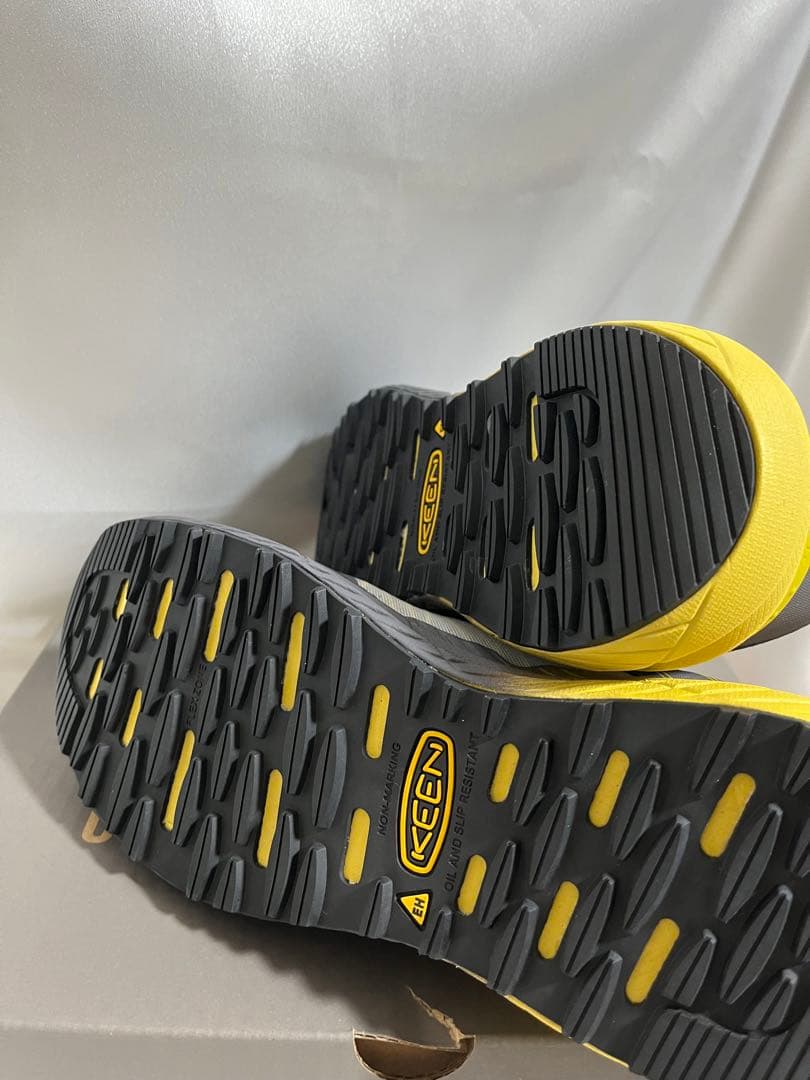 新品 KEEN メンズ スピードワークス ワークシューズ安全靴 25cm作業靴