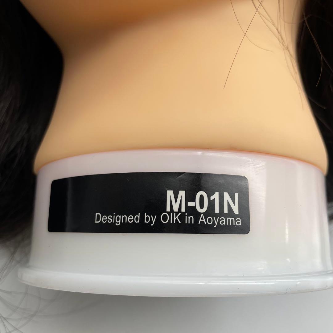 カットウィッグ カットマネキン 未使用品 ノーカット M-01N 2体セット
