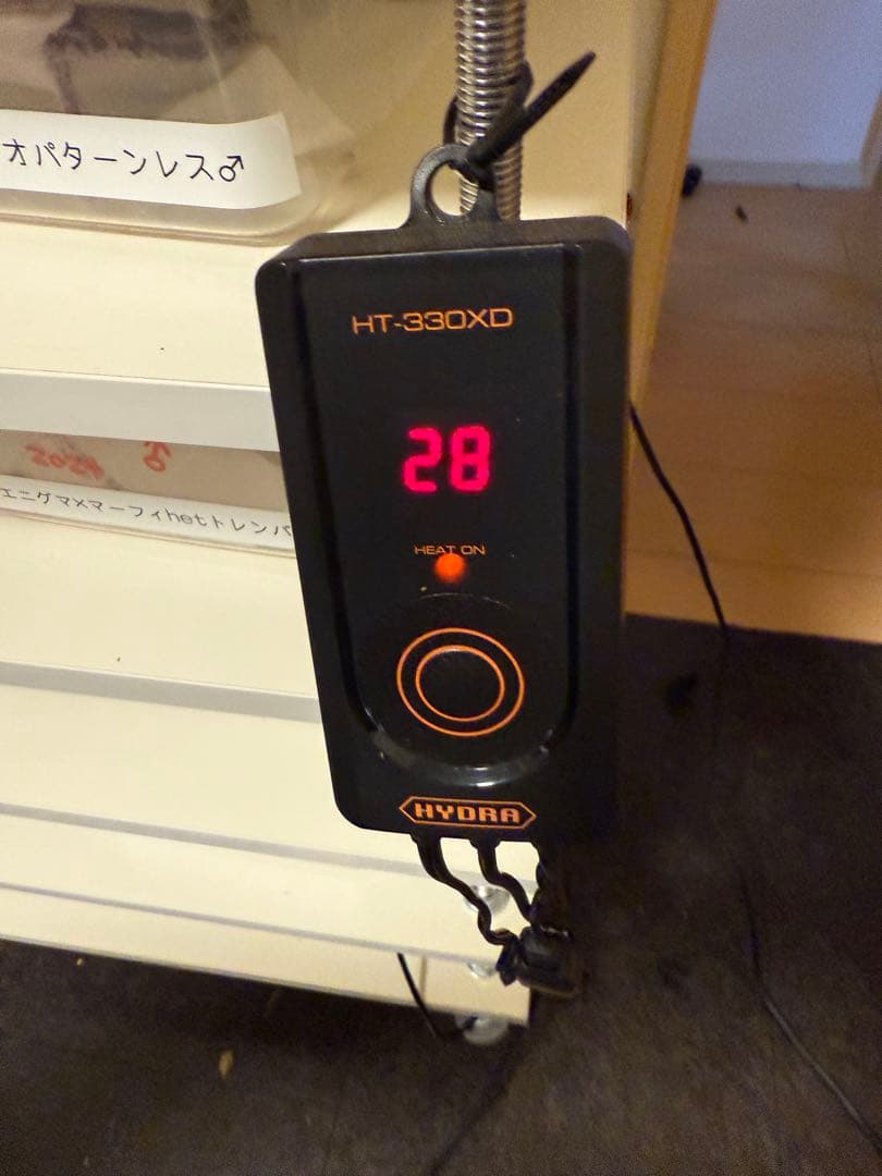 10月末まで)自作ブリードラック7段サーモ、ヒートケーブルセット