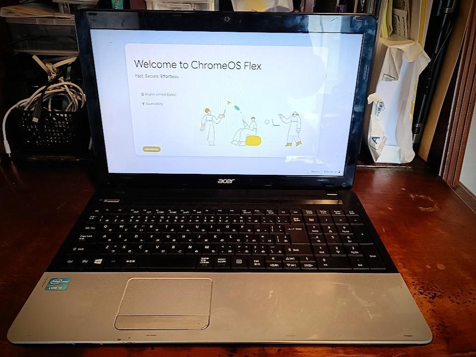 Aspire E1 E1-571-F54F　15.6インチ　ChromeOS Acer Aspire E1-571 15.6