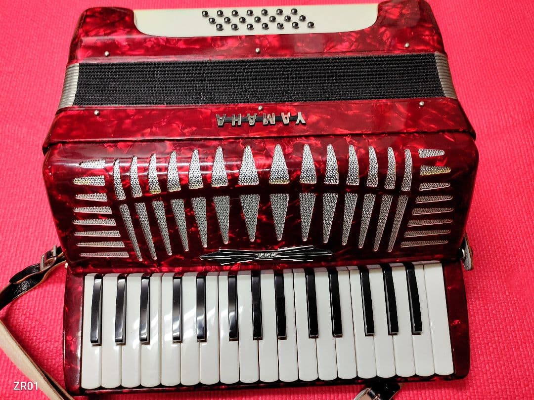 YAMAHA アコーディオン 赤 マーブル模様 2026年最新】yamaha アコーディオンの人気アイテム - メルカリ