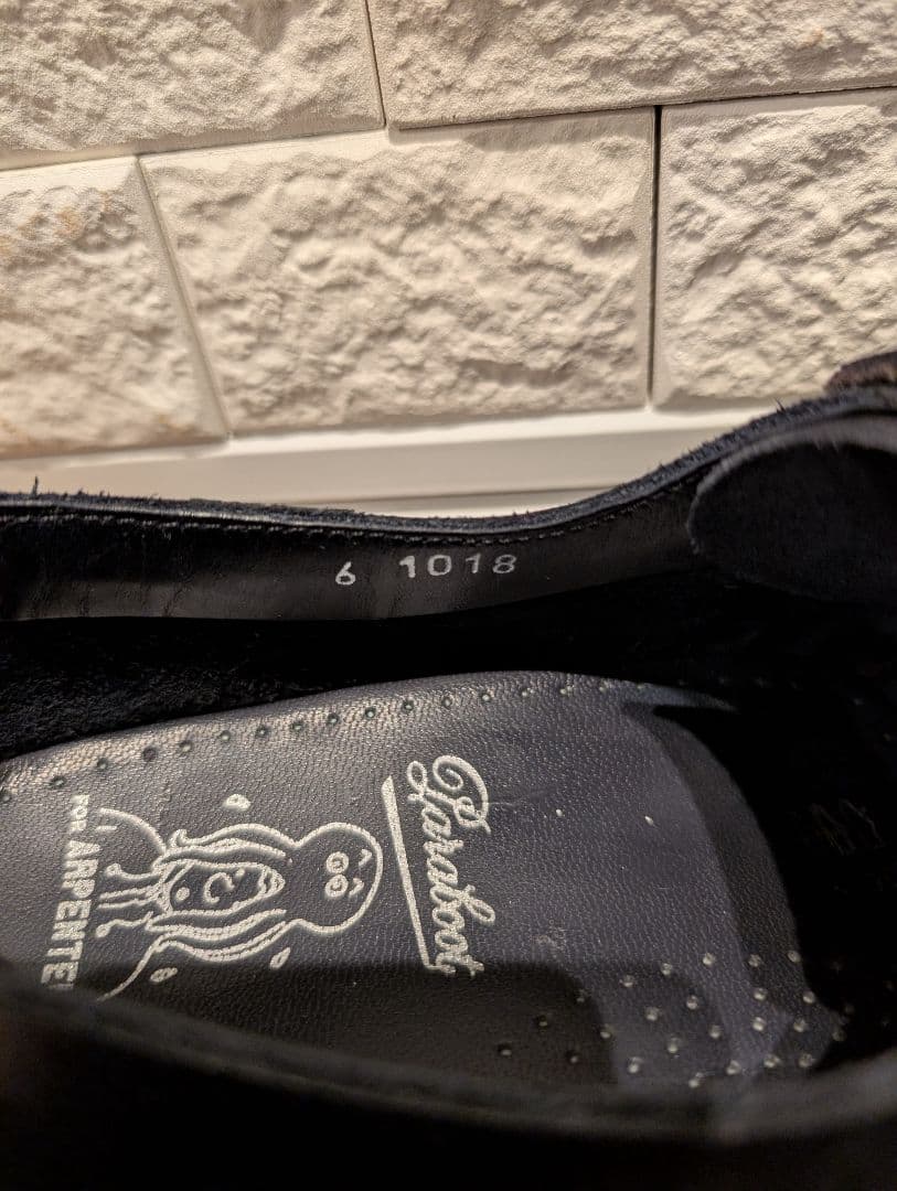 Paraboot ARPENTEUR 別注 デッキシューズ 6 ブラック - メルカリ