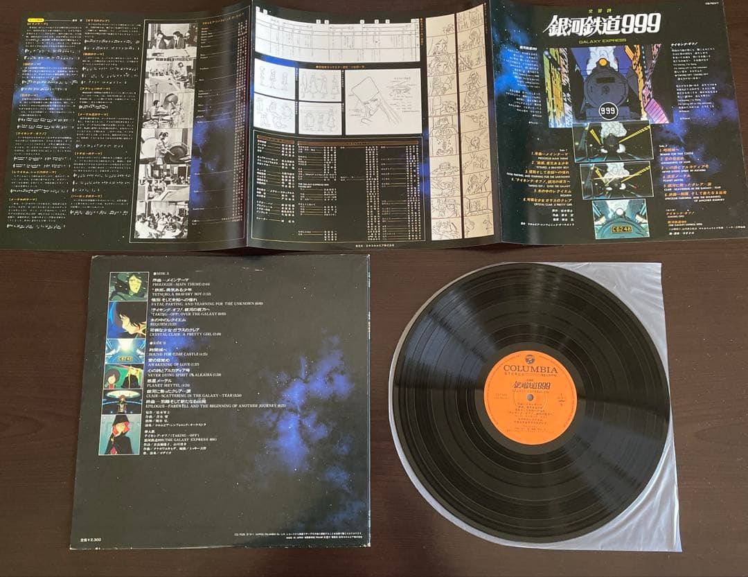 松本零士 レコード 銀河鉄道999 宇宙戦艦ヤマト サイボーグ999 ☆ 8枚