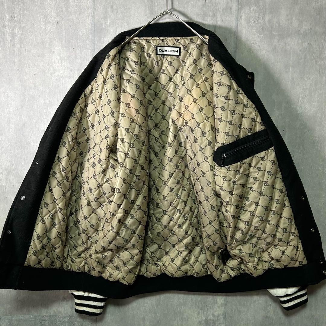 完売品 DUALISM multi font varsity jacket - メルカリ