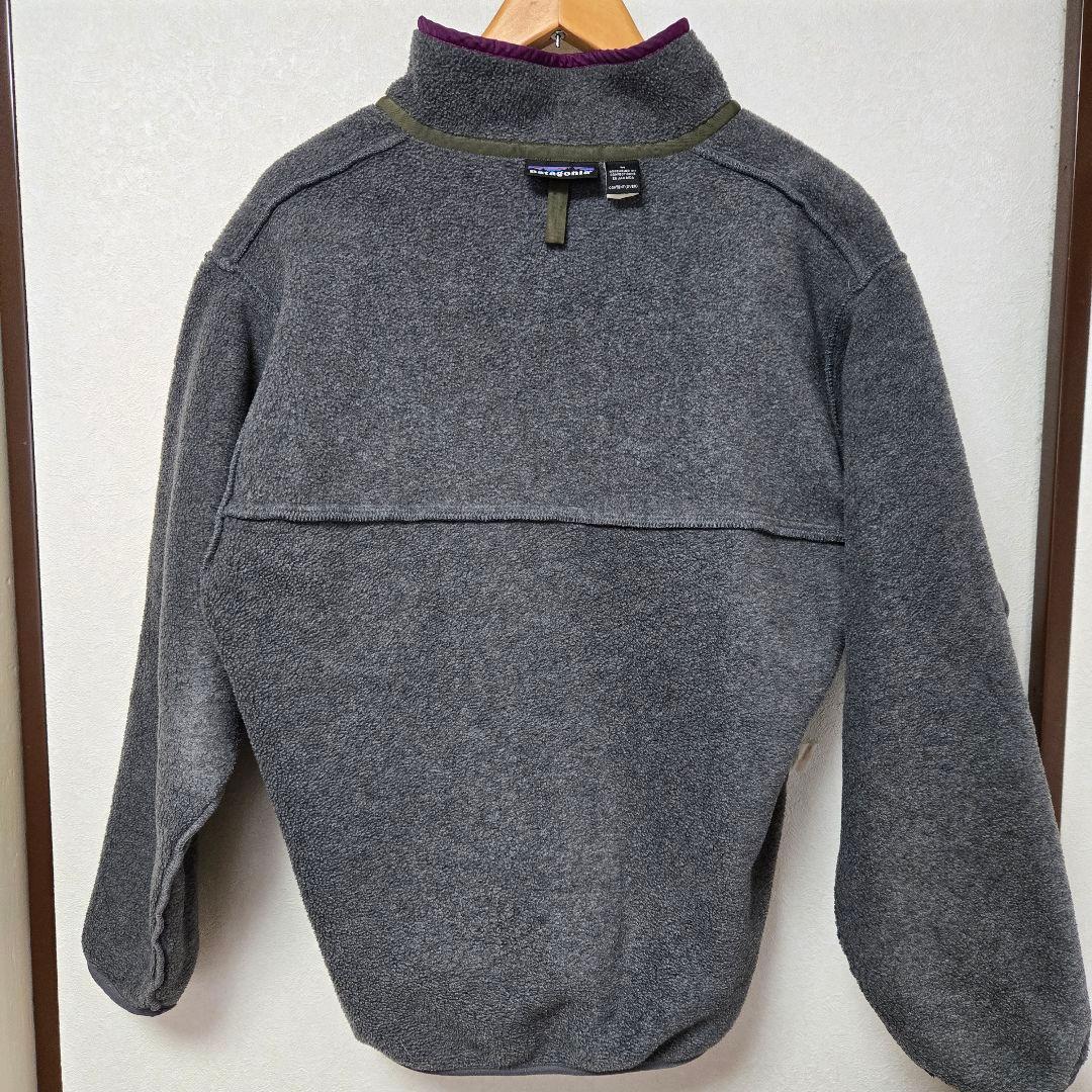 パタゴニア M オールド/スナップT/グレー×パープル/25450/00年 - メルカリ