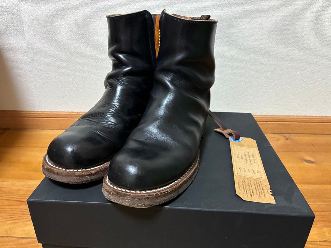 ローリングダブトリオ キャスパー US8.5 クロムエクセルレザー ROLLING DUB TRIO CASPER ローリングダブトリオ キャスパー(Black