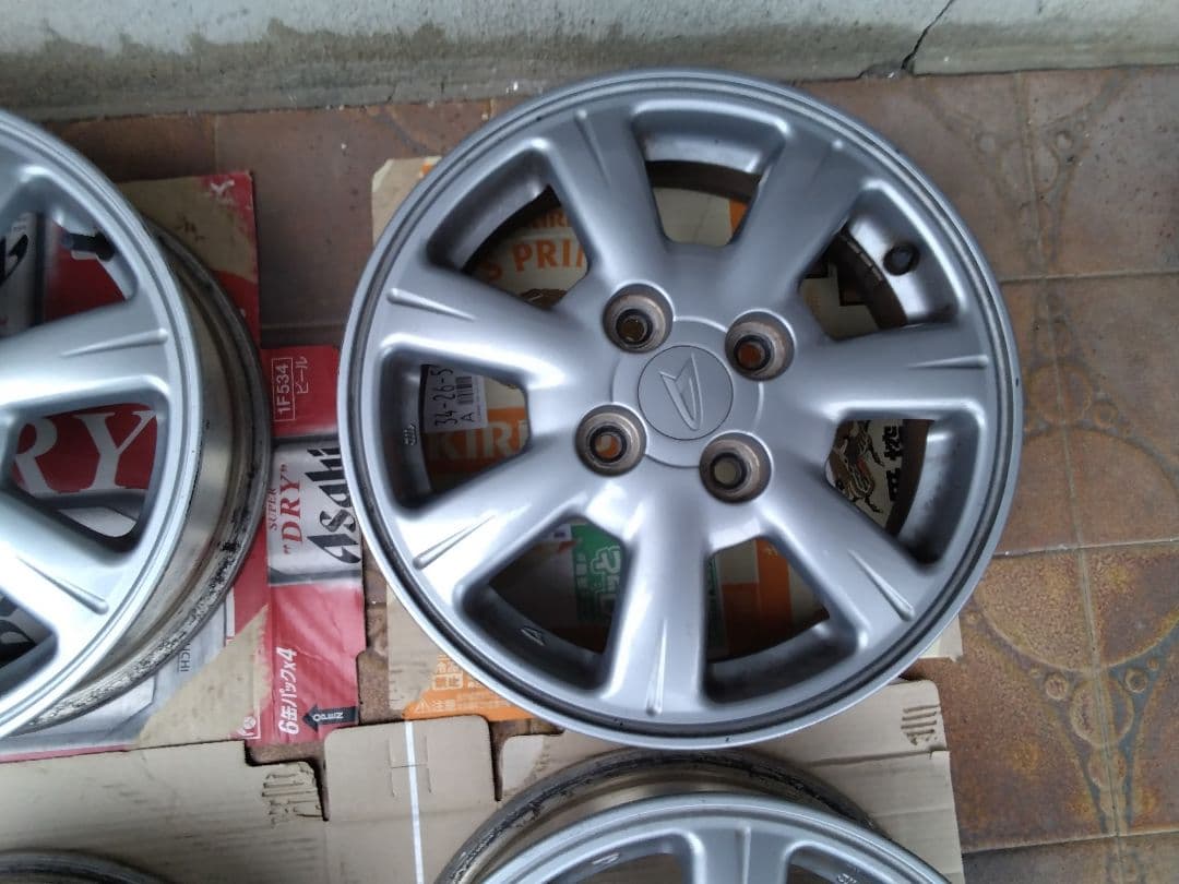 ダイハツ純正・１４/４.５Ｊ・offset＋４５・ノーマル戻し・スタッドレス用