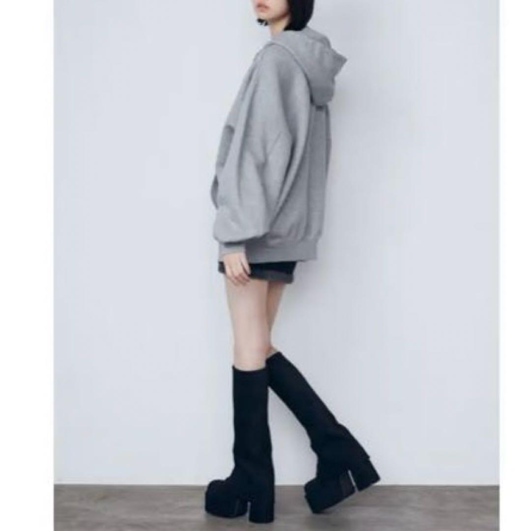 美品☆完売品☆EMODA ルーズフレアカバーフィットブーツ☆あのちゃん