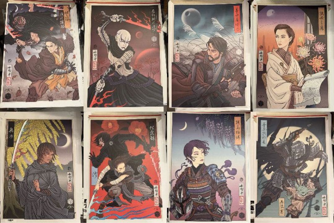 スターウォーズセレブレーションジャパン 浮世絵アートポスター 全16種