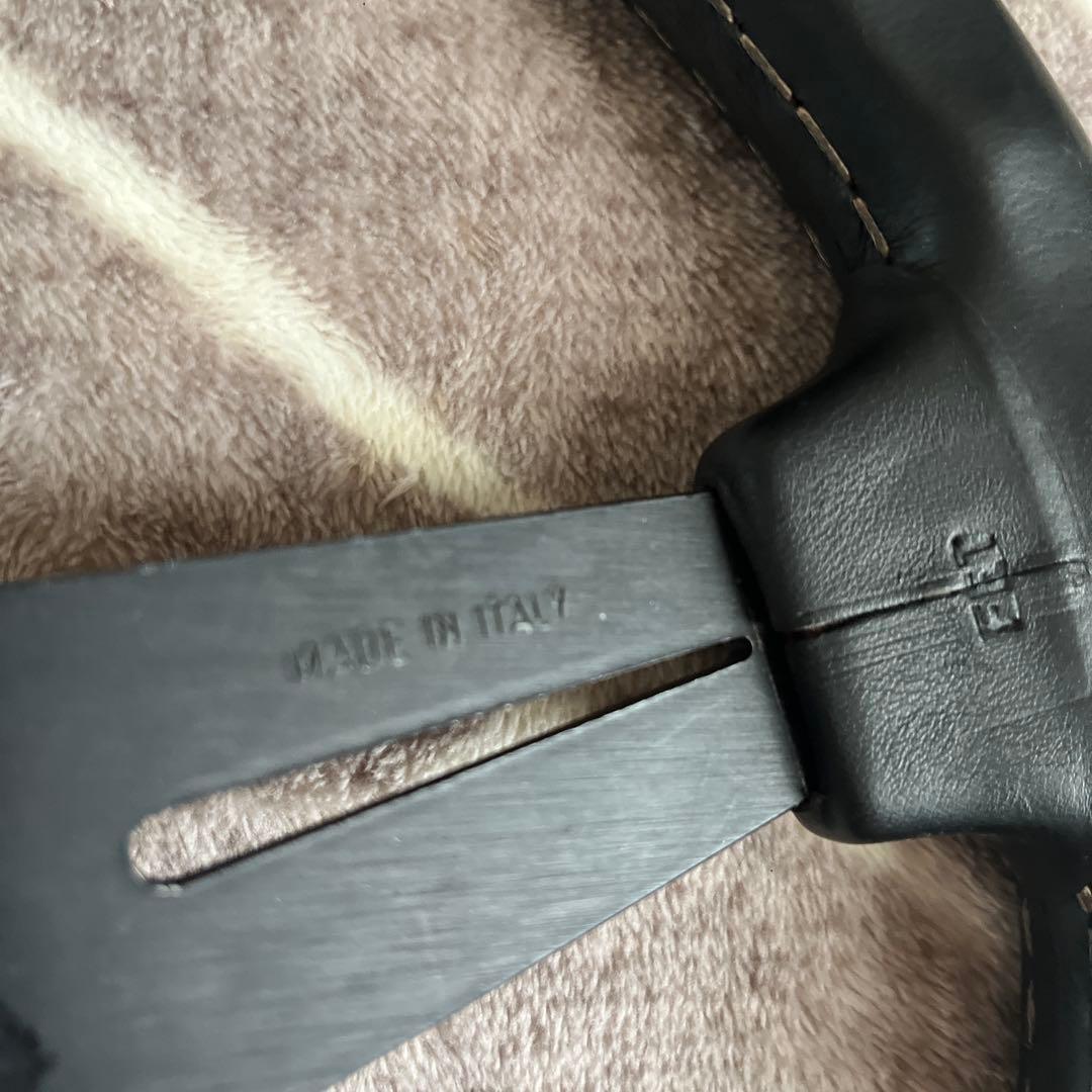 中古】NARDI ナルディ クラシック ブラックレザー＆ブラックスポーク