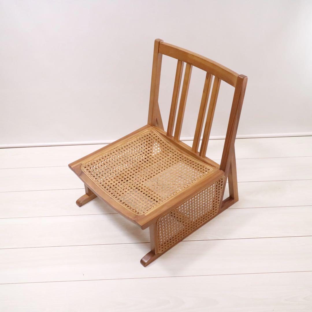 AZUMAYA BELOR 座椅子 ラタン フロアチェア 籐 北欧 モダン 1脚 東谷 AZUMAYA 座椅子 ラタン フロアチェア NRS-425NA ナチュラル 横幅