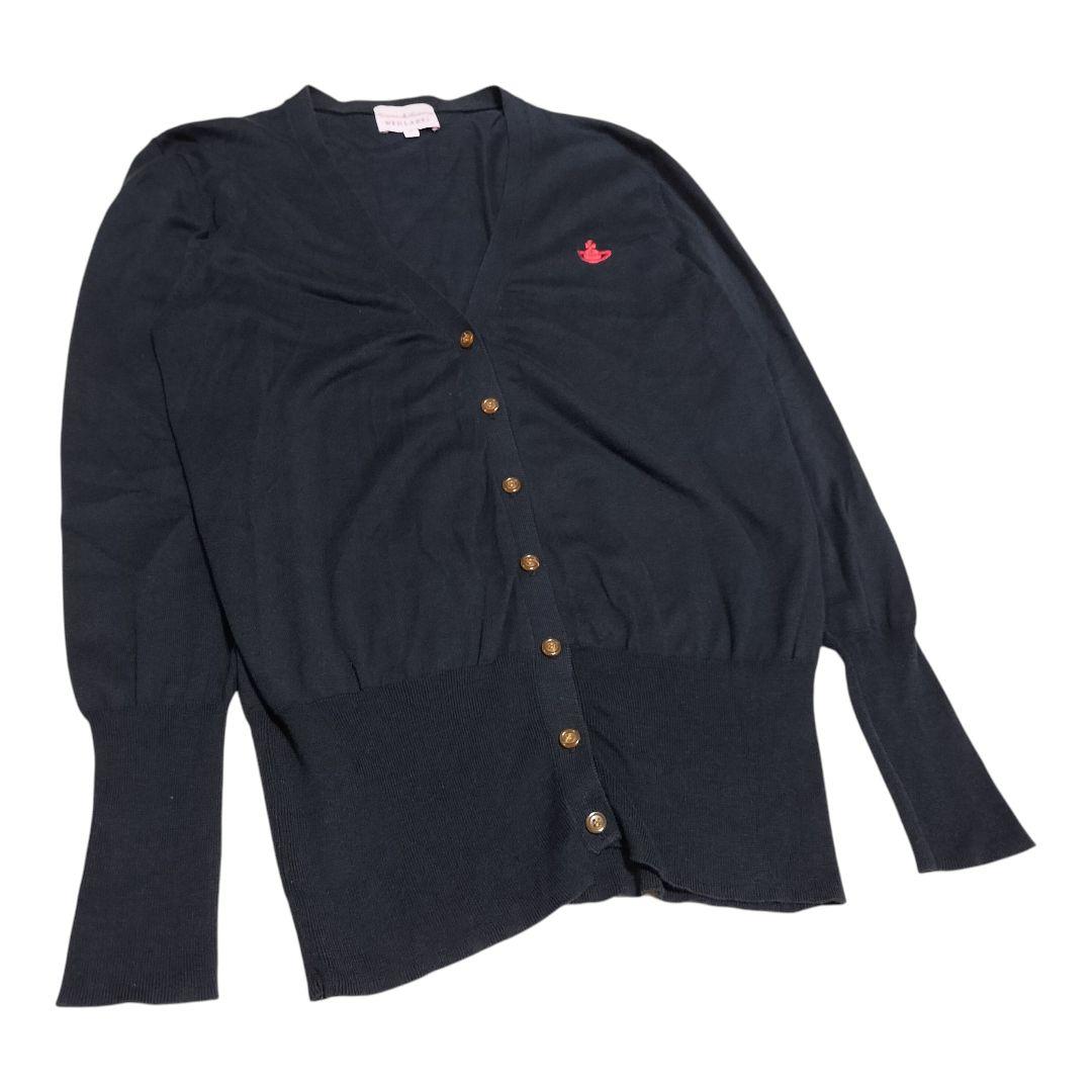 Vivenne Westwood シルク混カーディガン 黒 白タグ Vivenne Westwood シルク混カーディガン 黒 白タグ - メルカリ