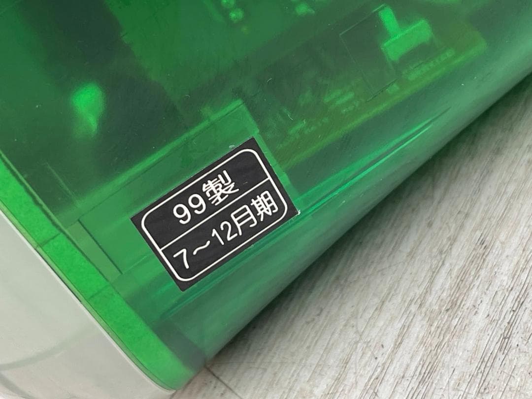 日立 ポータブルカラーTV C6-SK1 グリーン スケルトン 通電確認のみ