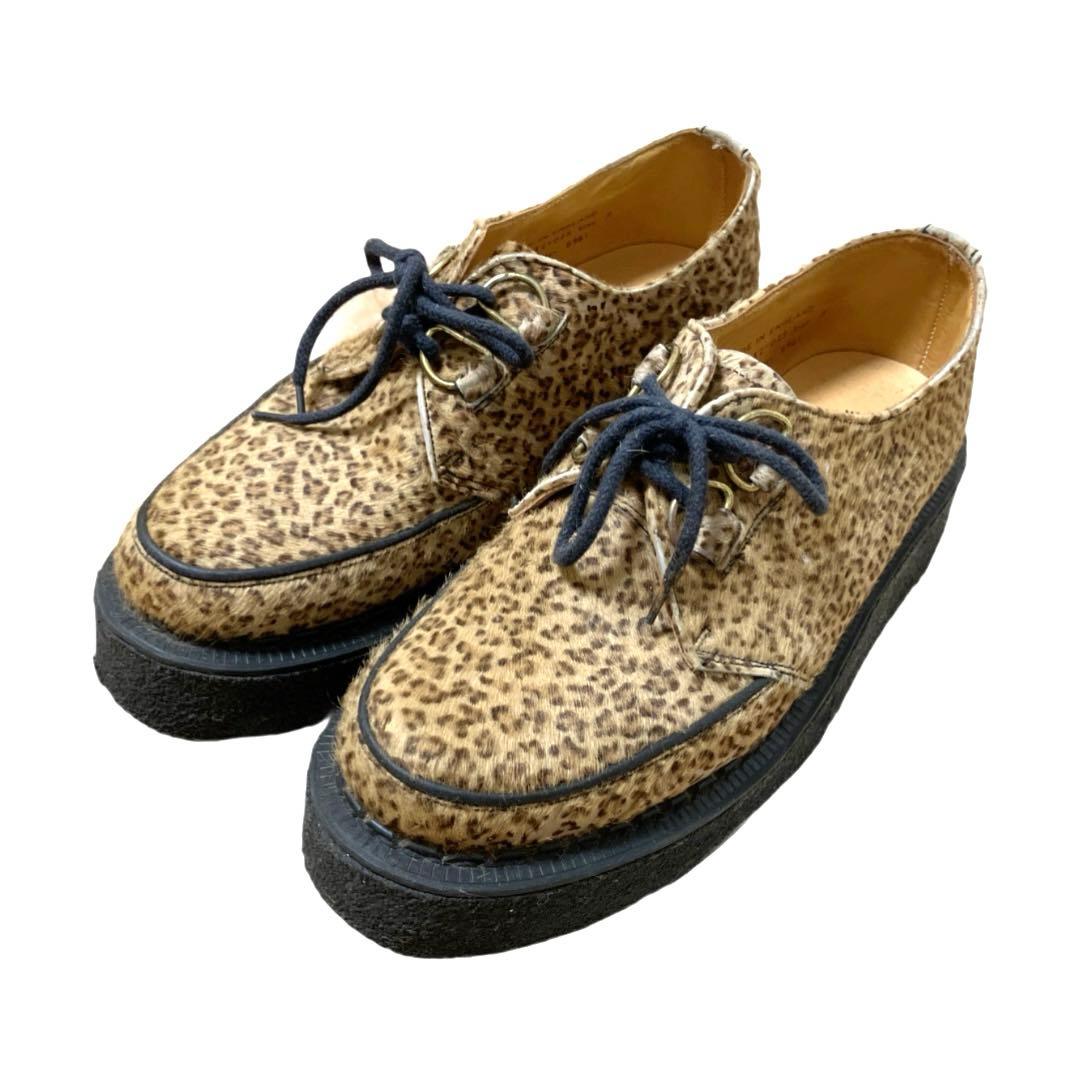 GEORGE COX ジョージコックスラバーソールレオパード豹柄UK7
