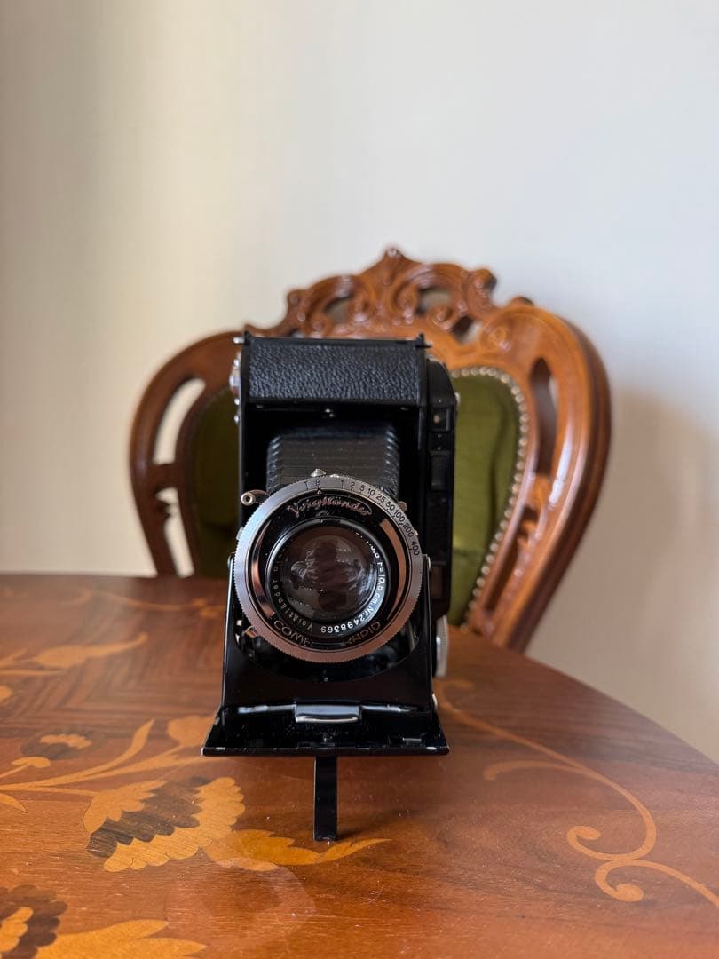 希少・完動】Voigtländer Bessa 距離計付 蛇腹カメラ マスク付 - メルカリ