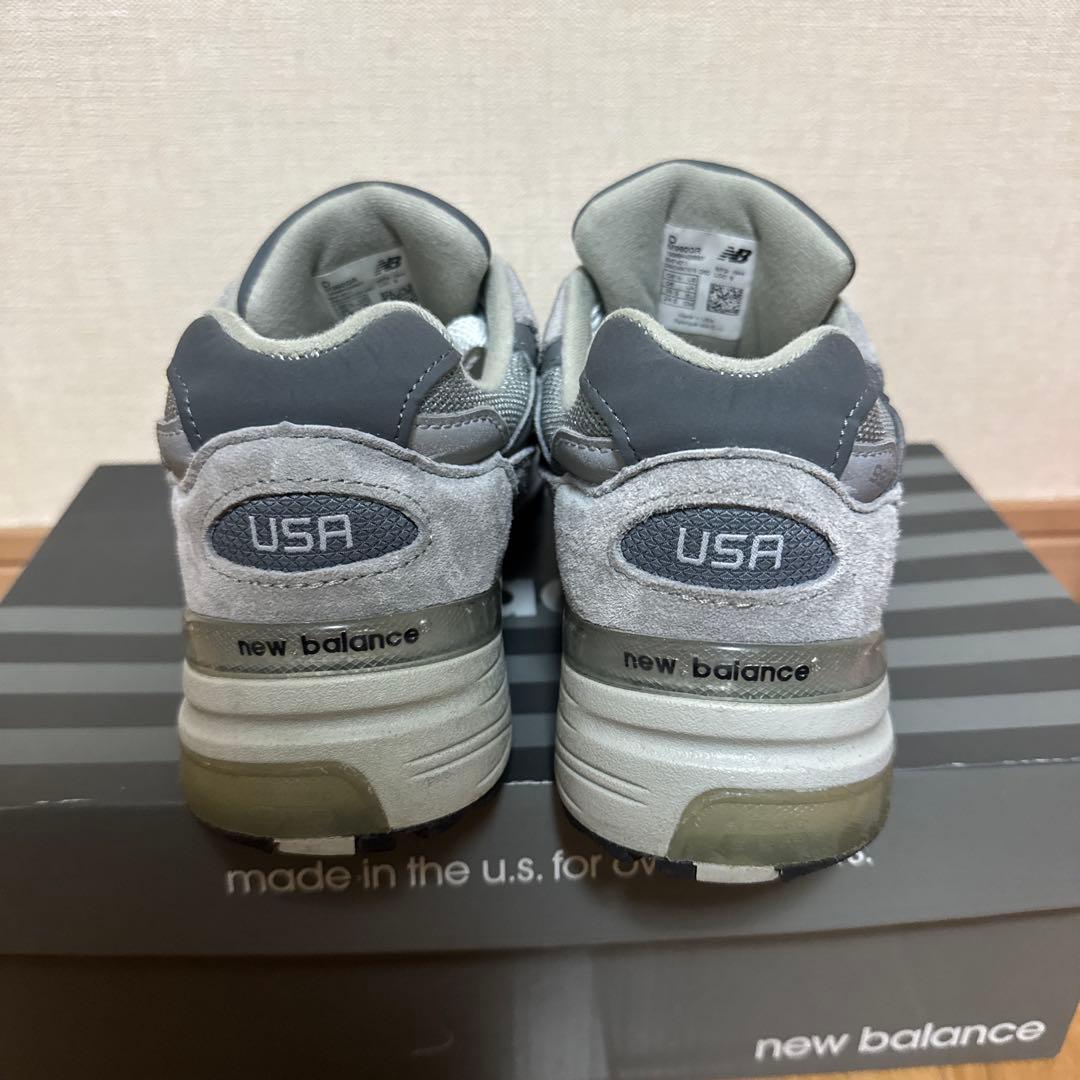 New Balance 992 USA 24.5cm グレー