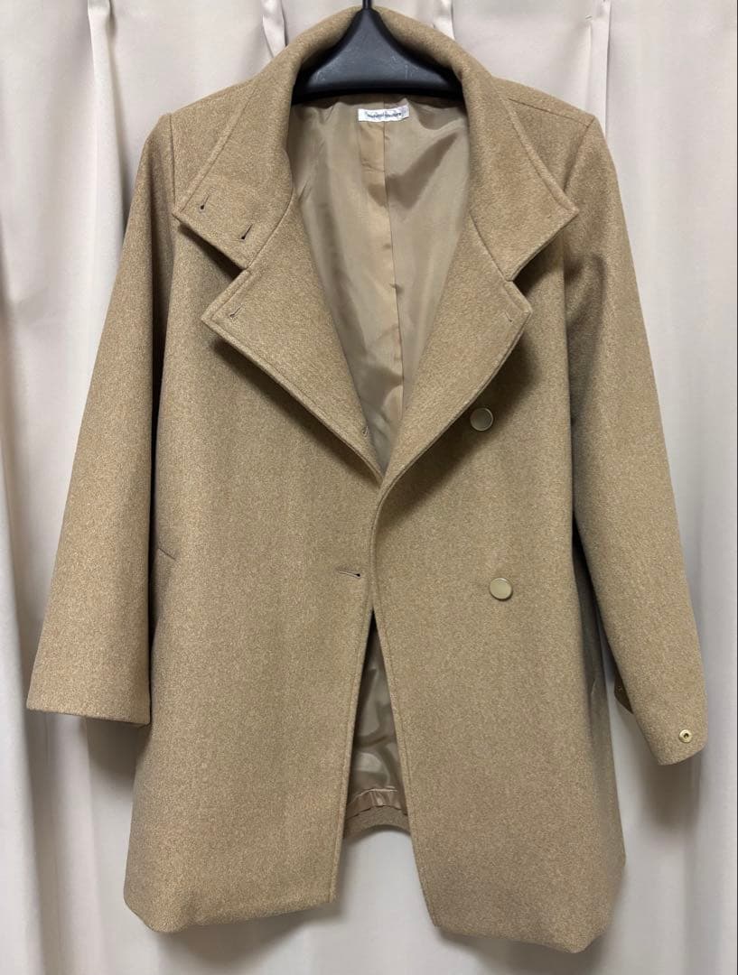 ナチュラルクチュール 〈ako〉スタンドカラーミドル丈コート - メルカリ