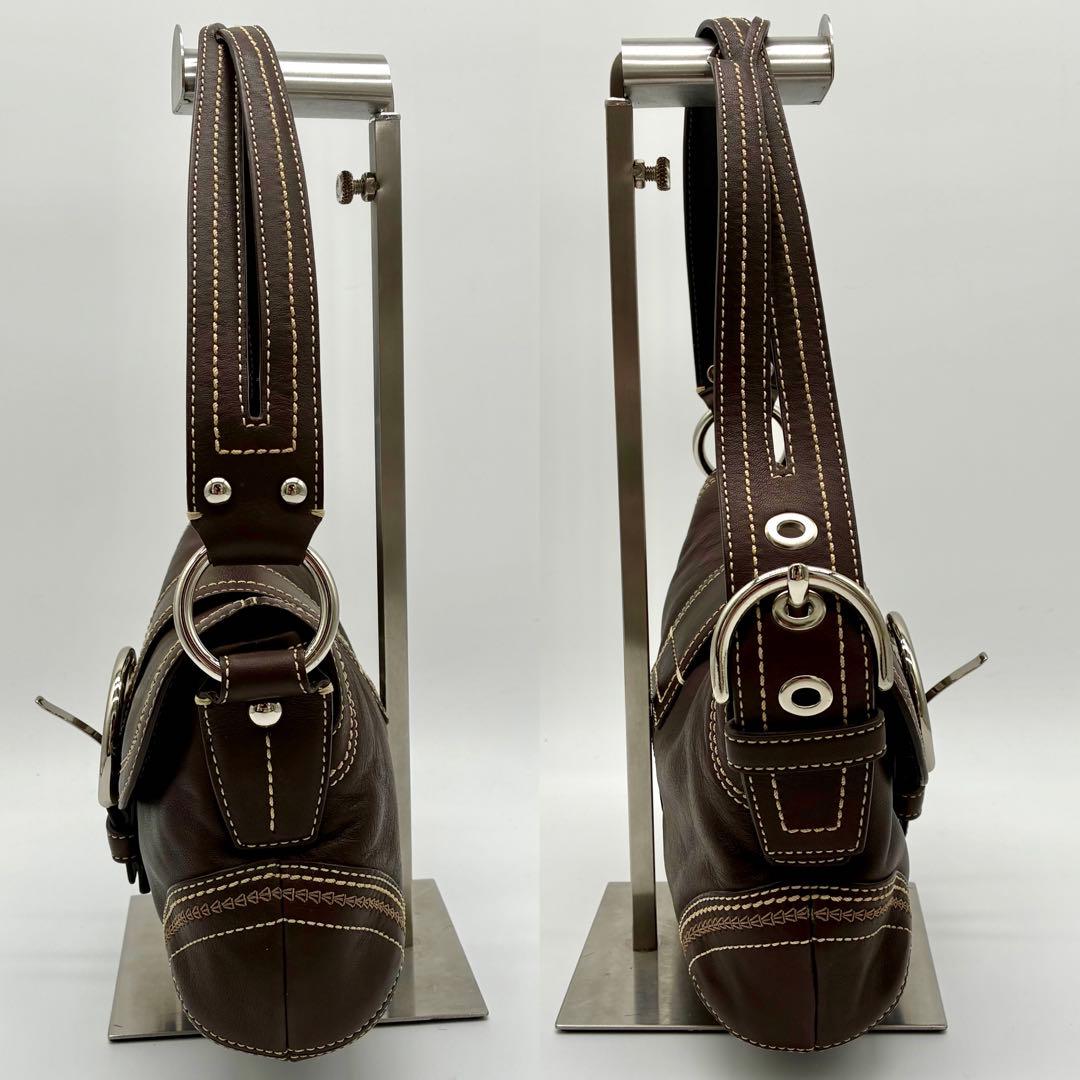 極美品 Coach Soho Leather shoulderBag 10577 - メルカリ