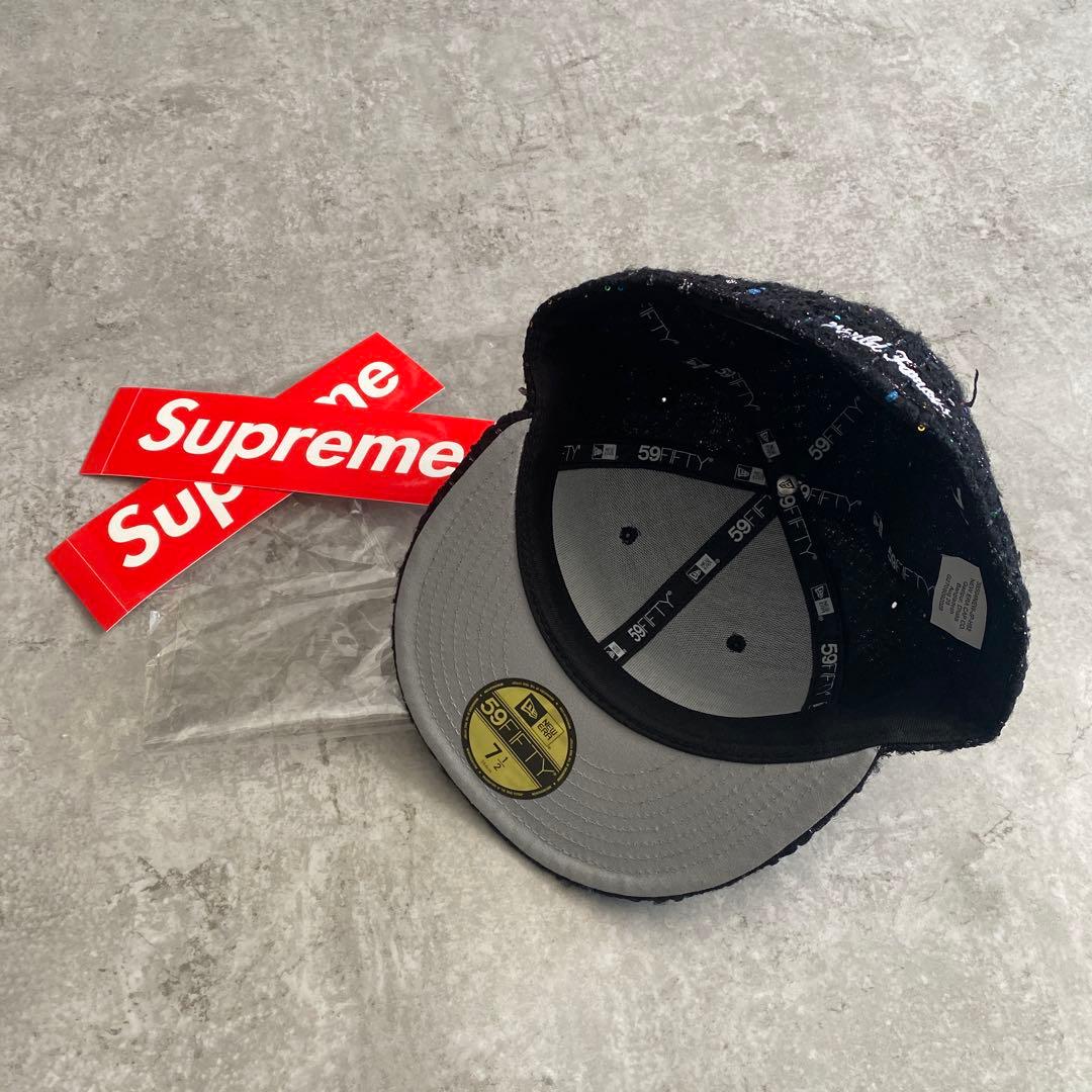 Supreme Boucle Box Logo New Era 黒 59.6cm