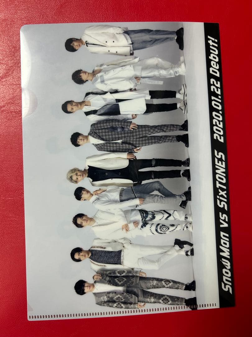 Snow Man vs SixTONES クリアファイル 2枚 - メルカリ