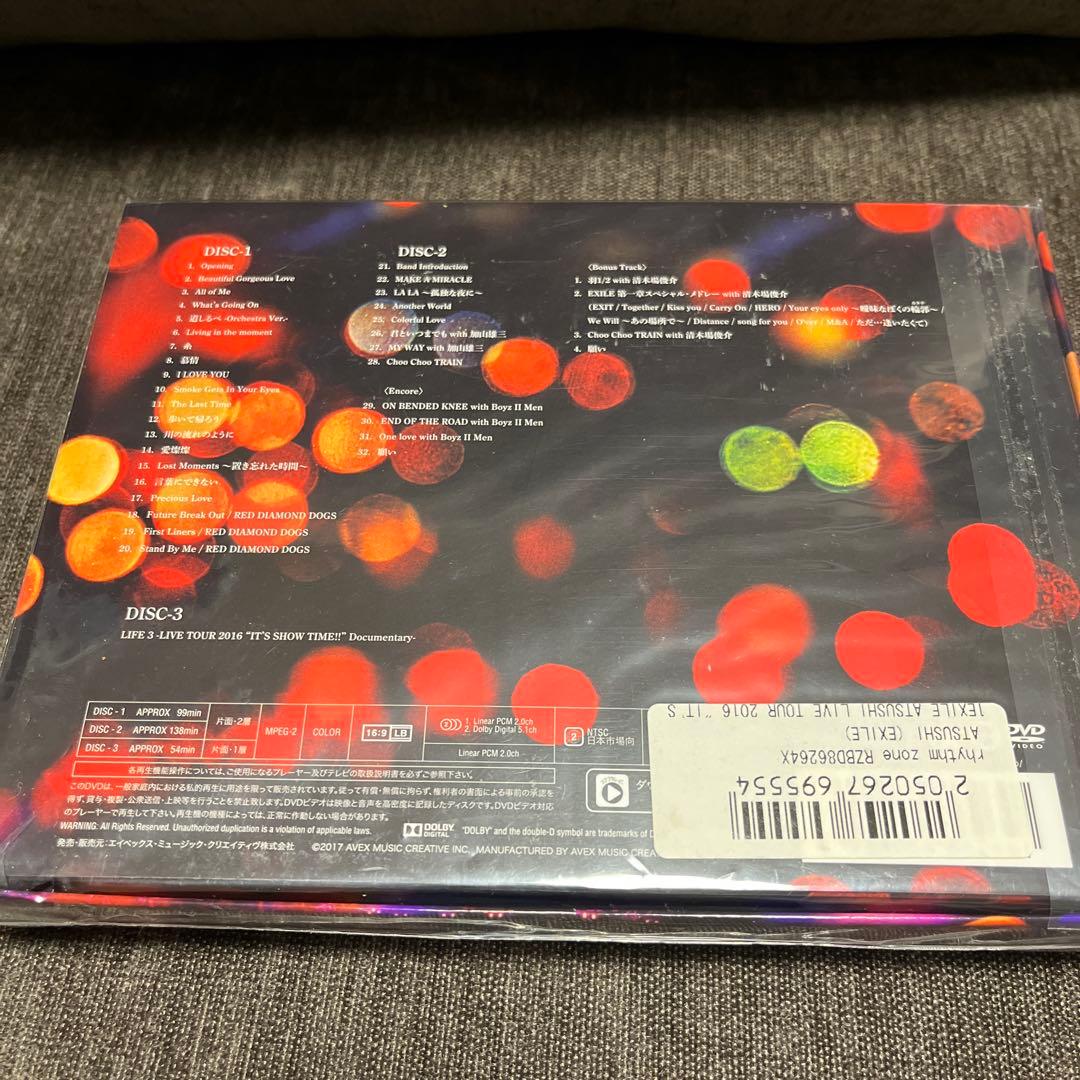 EXILE ATSUSHI LIVE TOUR 2016 DVD初回豪華盤BOX - メルカリ