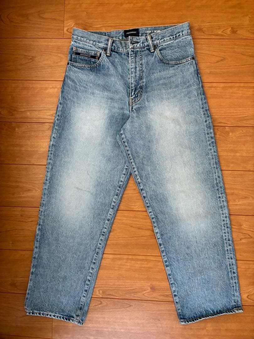 パンツ 25SS DESCENDANT 1995 DENIM TROUSERSBAGGY DESCENDANT/1995 DENIM TROUSERS BAGGY (BLACK)