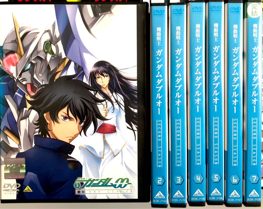 DVD 機動戦士ガンダム00 ダブルオー 2nd セカンドシーズン 7巻 セット