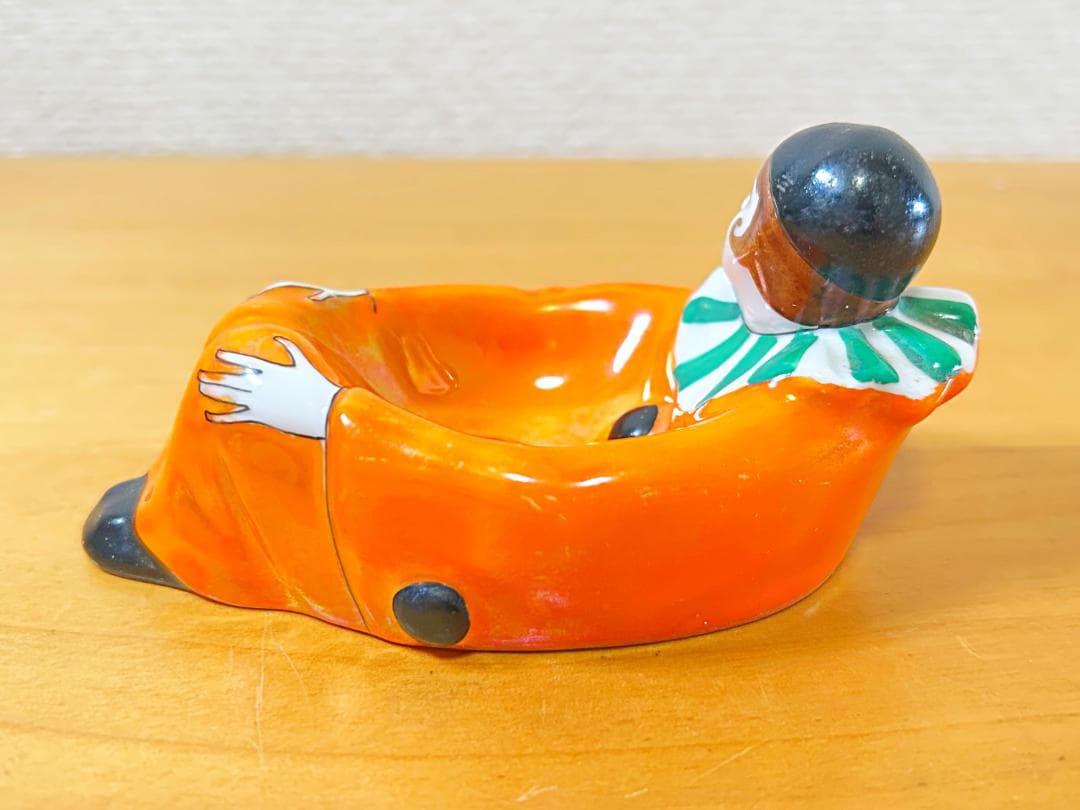 オールドノリタケ ピエロ ピンディッシュ トレイ 小物入 フィギュア