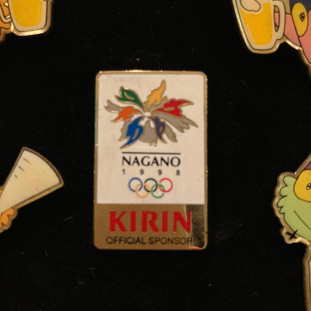 1998 長野 オリンピック ピンバッジ 5個 キリンビール - メルカリ