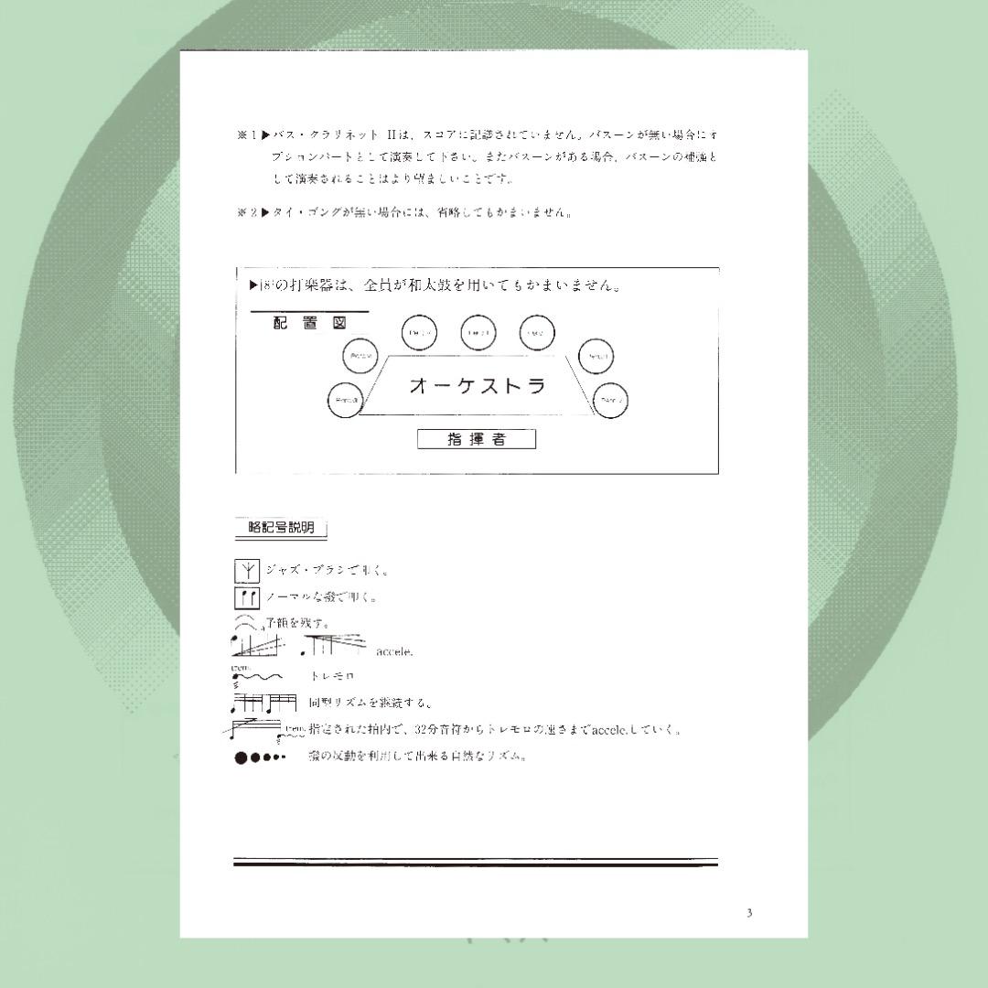 絶版】吹奏楽楽譜『メトセラⅡ 〜打楽器群と吹奏楽のために』 - メルカリ