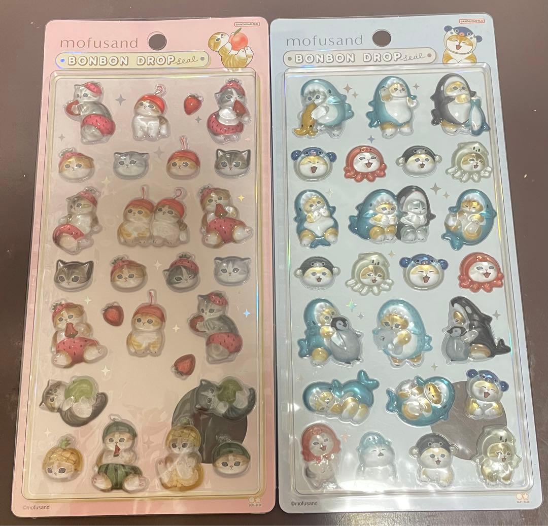 と*ぶ様 mofusand BONBON DROP ステッカー 2シートセット 楽天市場】サンスター文具 ボンボンドロップシール mofusand S8542970