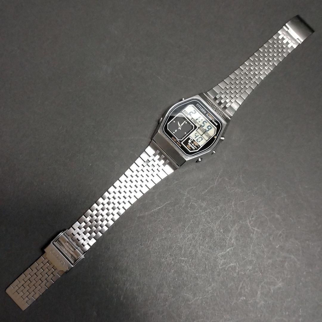 希少!【80's VTG】シチズン クォーツ デジアナ アラーム/チャイム