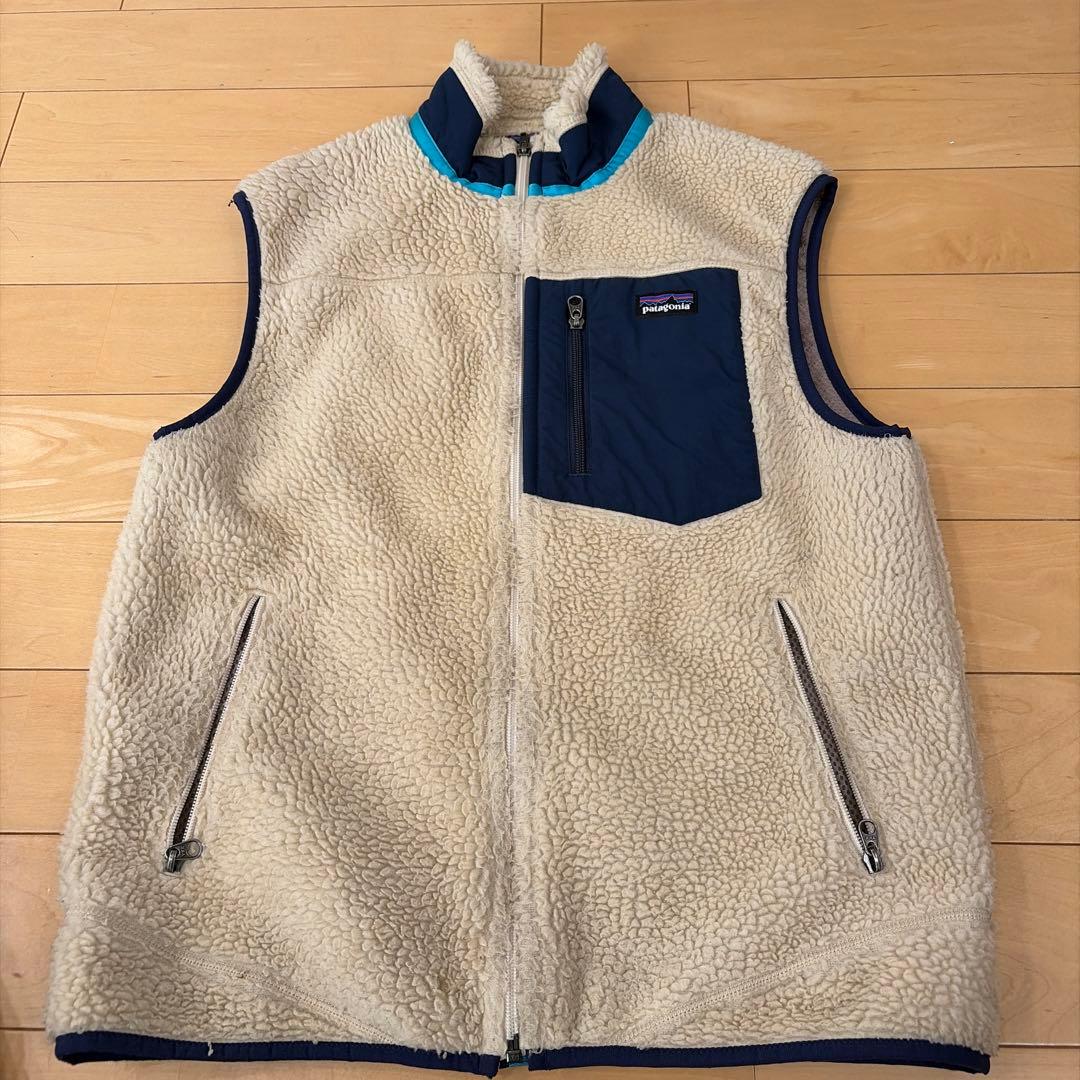 patagonia メンズ ベスト M ベージュ　レトロX PATAGONIA (パタゴニア) M's Classic Retro-X Vest / メンズ