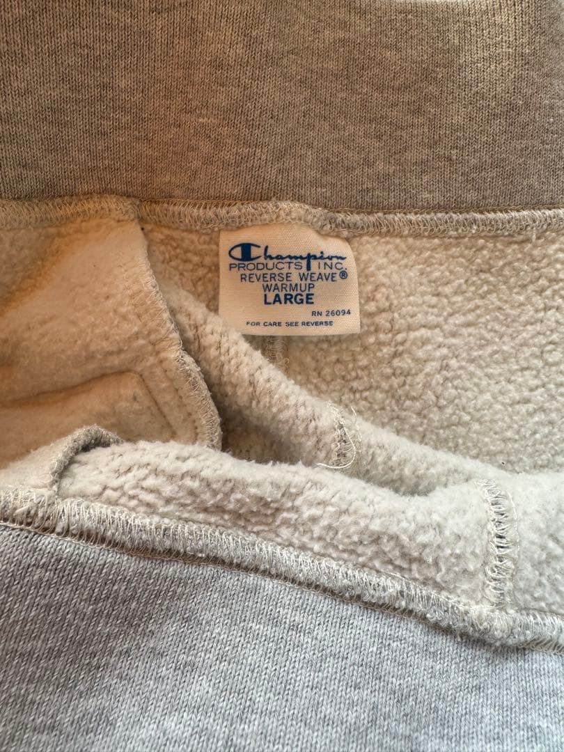 美品】Champion チャンピオン 青タグ 上下セット グレー セットアップ