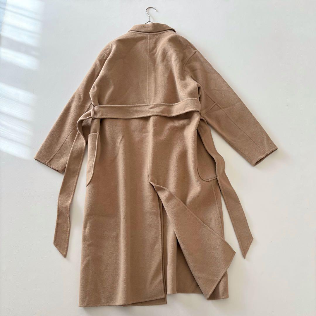 □美品アパートバイ【定価2.4】casheepリバーコート ガウンコート