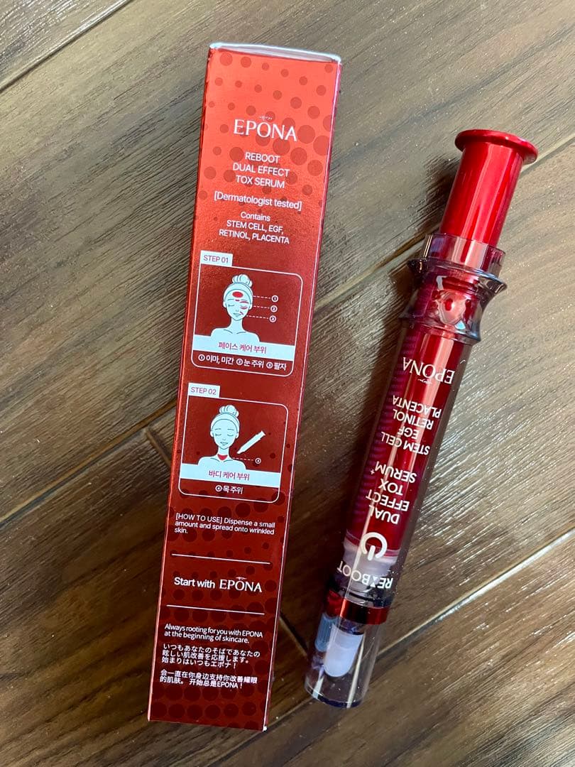 EPONA REBOOT DUAL EFFECT TOX SERUM 12ml - メルカリ