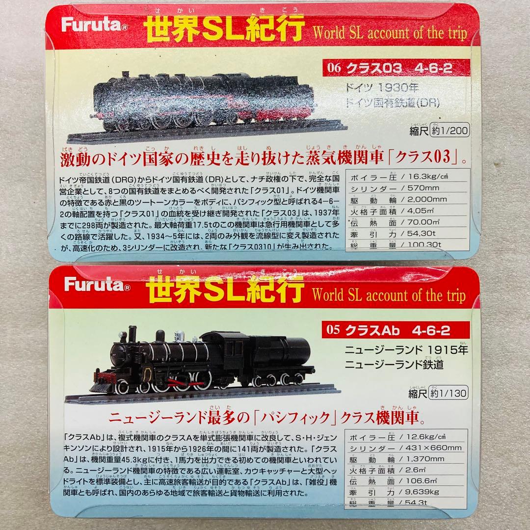 コンプリートセット/7個】フルタ 世界SL紀行 鉄道模型 フィギュア