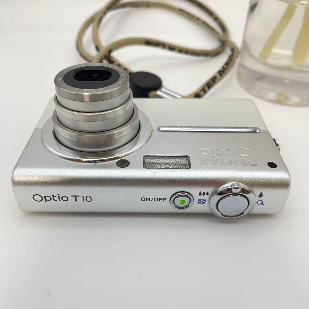 動作確認済✨PENTAX Optio T10✨スマホ転送OK ツートンカラー♪ - メルカリ