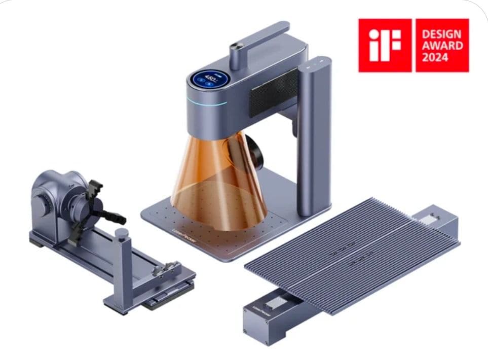 LaserPecker 4 レーザー彫刻機 回転台、スライド台 Amazon.co.jp: LaserPecker 4 レーザー彫刻機家庭用 ビジネス用