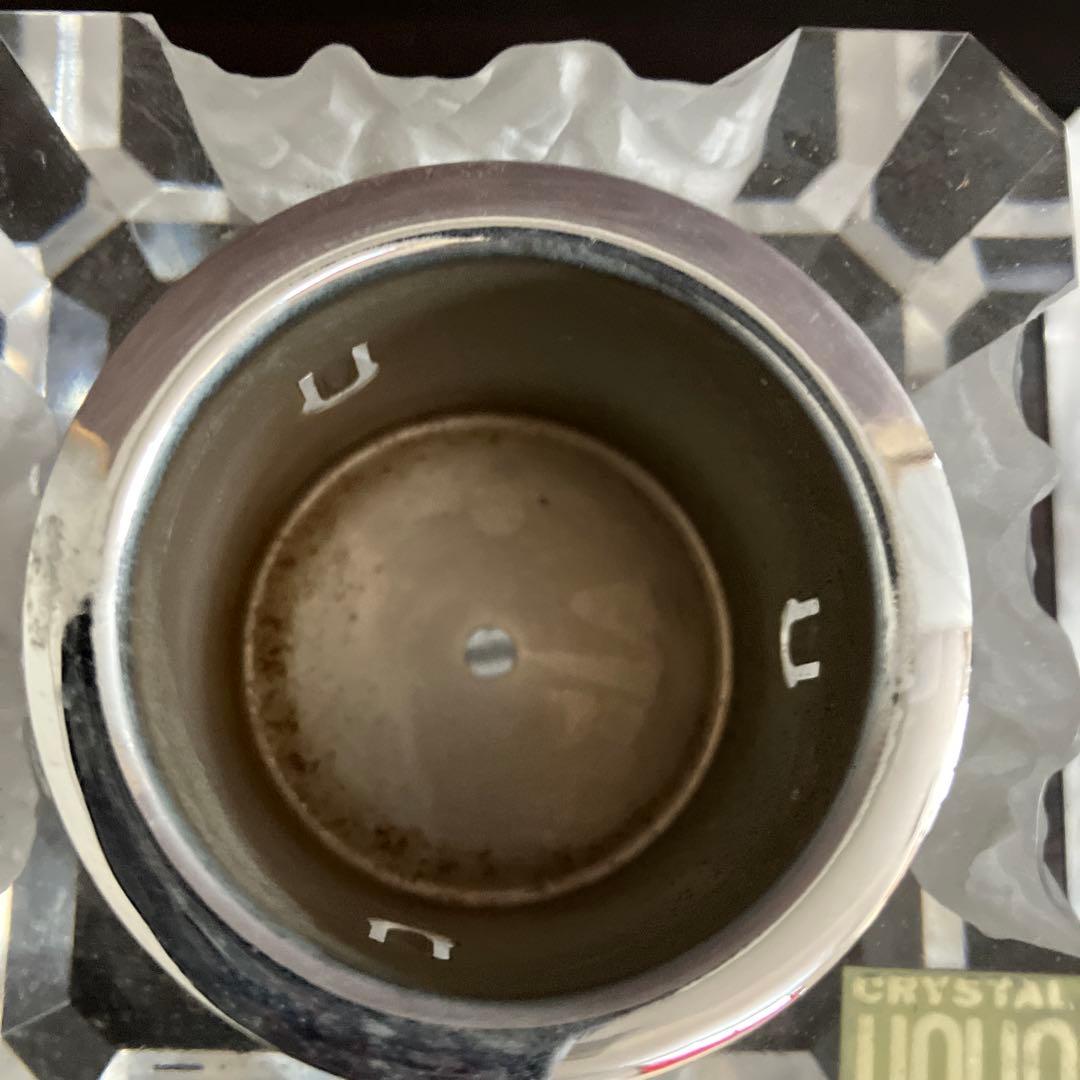 HOYAクリスタル 保谷クリスタル 灰皿セット 応接セット昭和レトロ