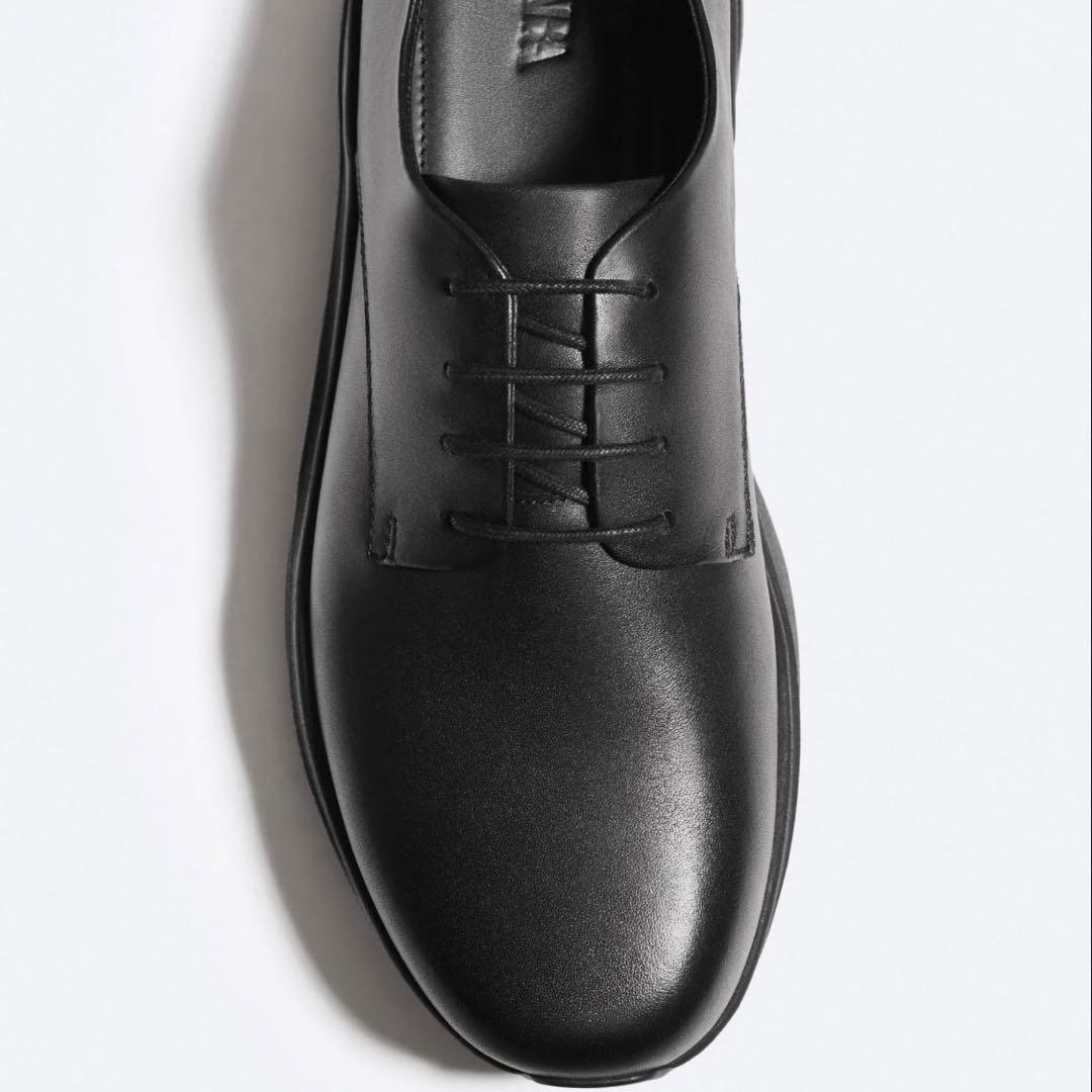 ZARA ザラ Vibram® ソール レザーシューズ サイズ41 - メルカリ