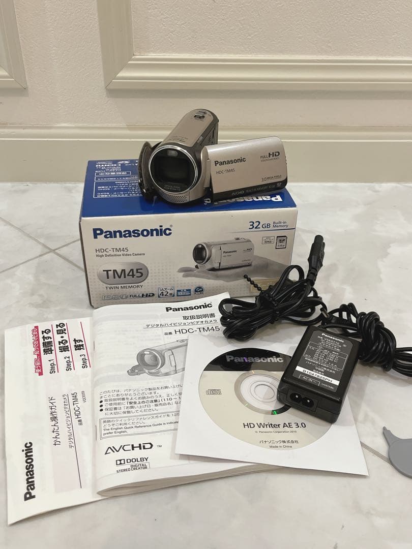 動作品 Panasonic パナソニック HDC-TM45 ビデオカメラ 箱付き 概要 デジタルハイビジョンビデオカメラ HDC-TM45 | デジタルビデオ