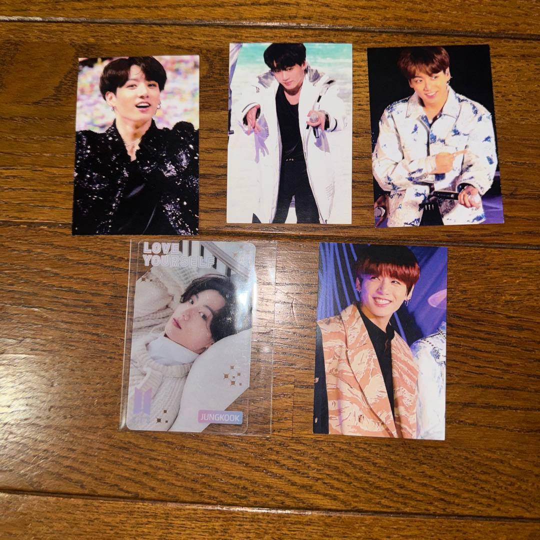 BTS ジョングクJungkook トレカ5枚セット - メルカリ