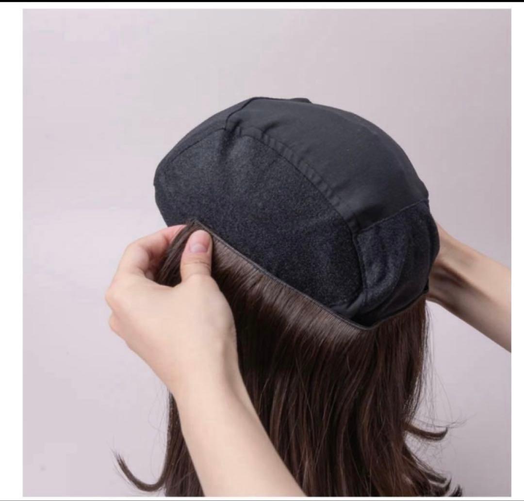 BAREN インナーキャップ 襟足ウィッグワンカールショートボブ - メルカリ