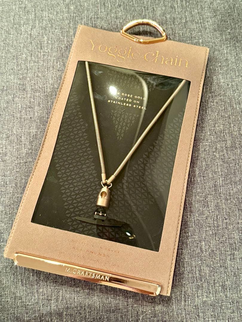 M.CRAFTSMAN ショルダーストラップ Yoggle Chain 18K 楽天市場】全機種対応 スマホストラップ M.CRAFTSMAN Yoggle Chain