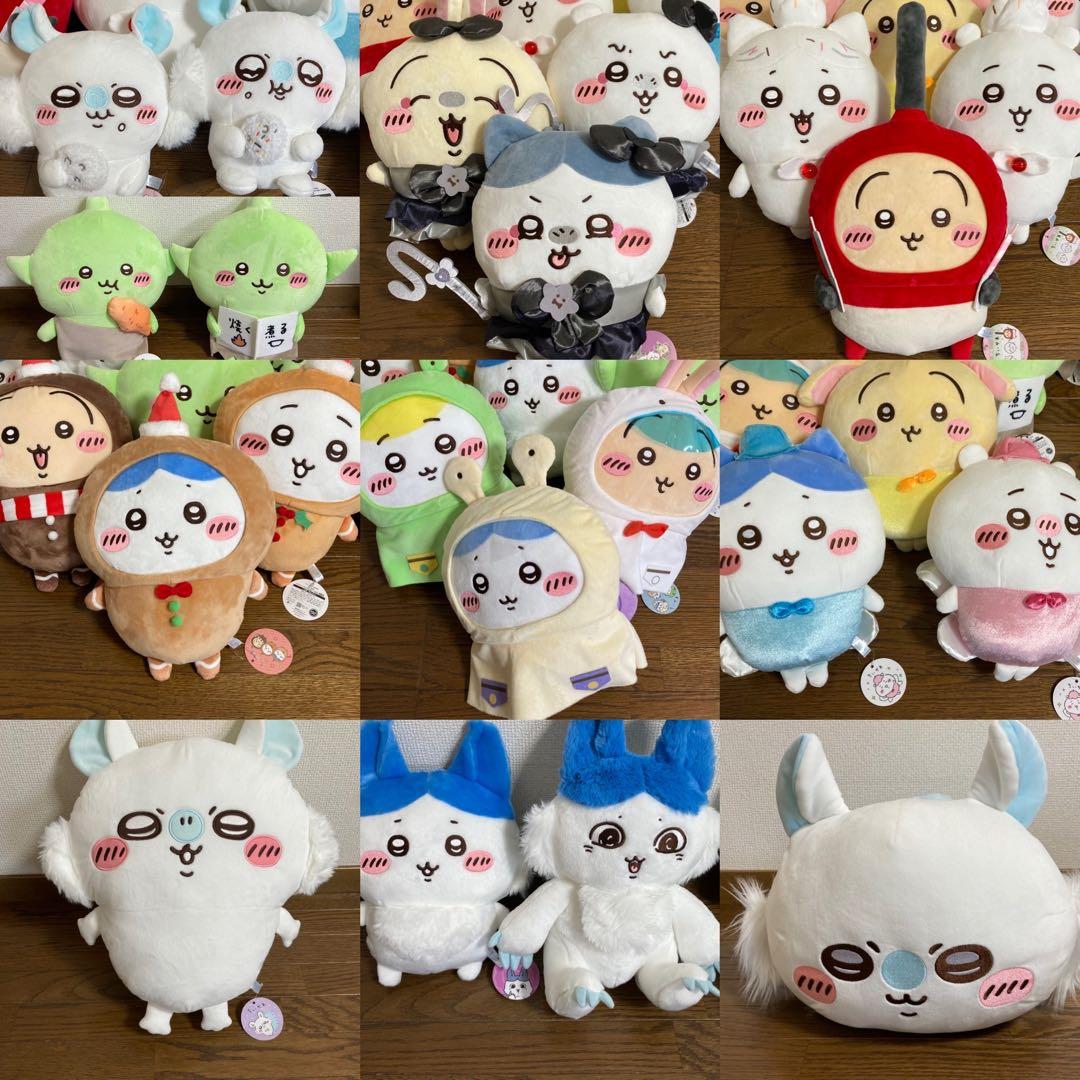 ちいかわ　ぬいぐるみ　まとめ売り23点　ハチワレ　うさぎ　モモンガ　ゴブリン ちいかわ ぬいぐるみ まとめ売り ハチワレ うさぎ モモンガ - メルカリ