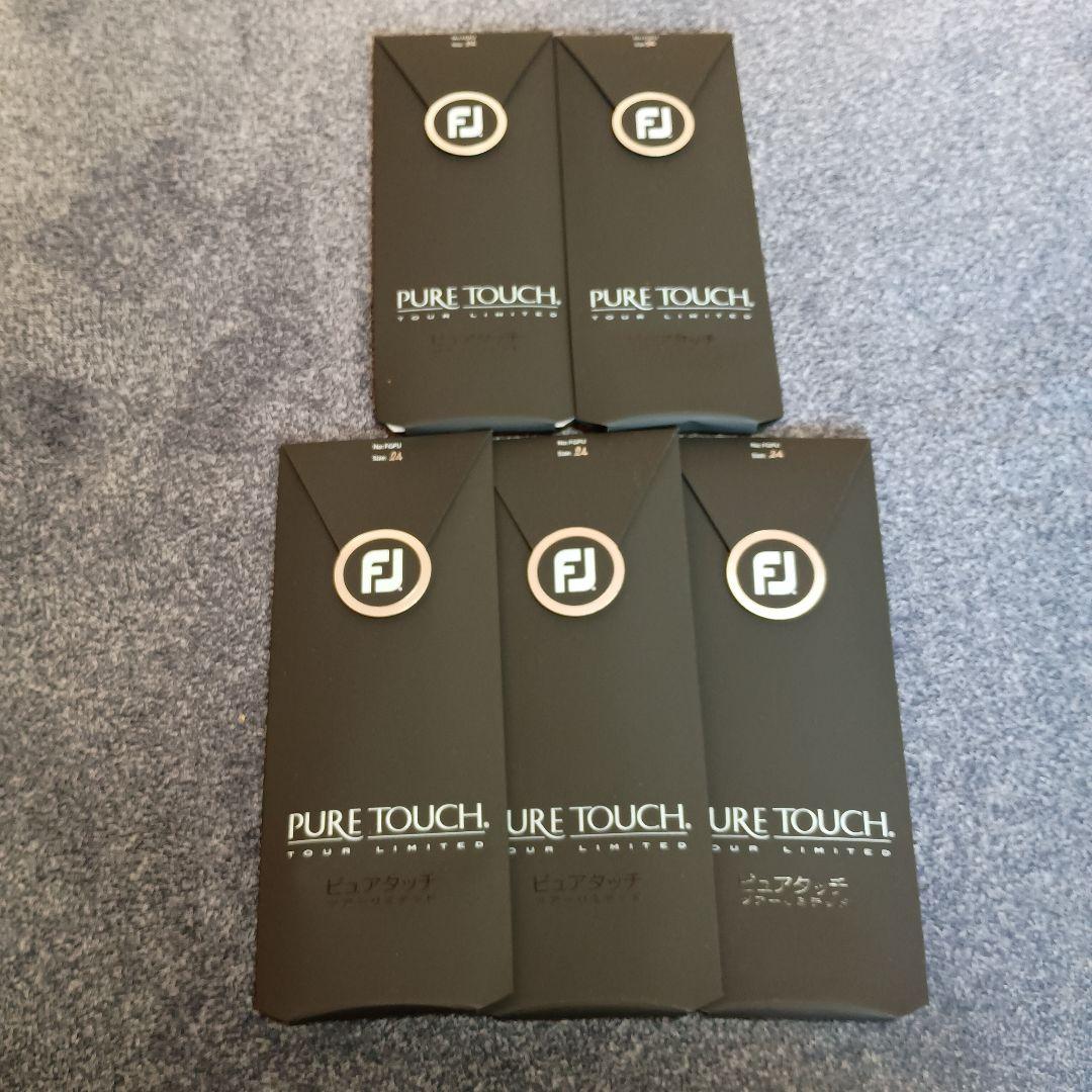 フットジョイピュアタッチゴルフグローブ24cm5枚 FootJoy（フットジョイ） ピュアタッチ（PURETOUCH） ゴルフ グローブ